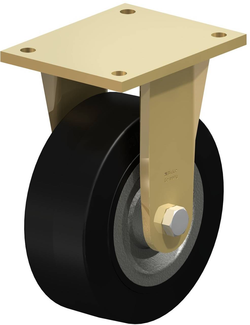 Blickle 37770 BS-SE 202K Rolka nieprowadząca Średnica koła: 200 mm Maksymalne obciążenie: 850 kg 1 szt. - obrazek 1