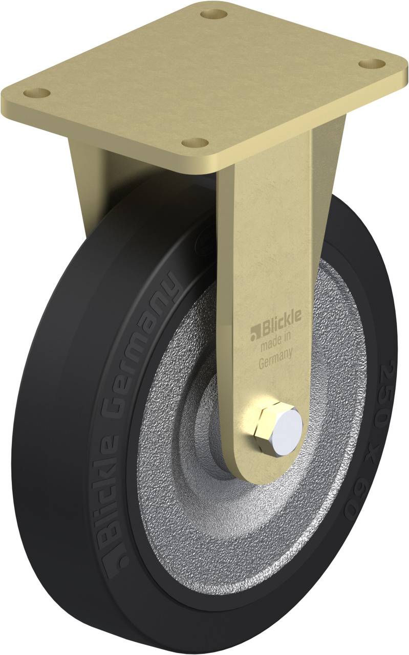 Blickle 44115 BS-SE 250K Rolka nieprowadząca Średnica koła: 250 mm Maksymalne obciążenie: 850 kg 1 szt. - obrazek 1