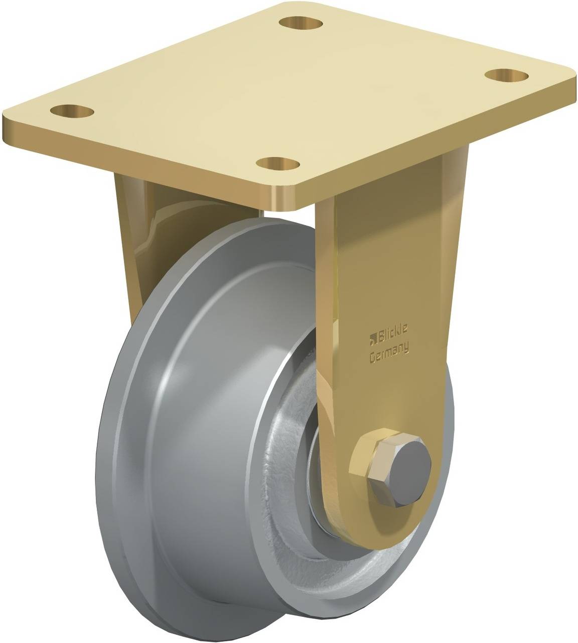 Blickle 370692 BS-SPK 100K Rolka nieprowadząca Średnica koła: 100 mm Maksymalne obciążenie: 800 kg 1 szt. - obrazek 1