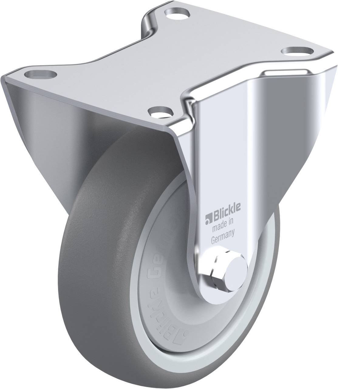 Blickle 847608 B-TPA 102KF Rolka nieprowadząca Średnica koła: 100 mm Maksymalne obciążenie: 110 kg 1 szt. - obrazek 1