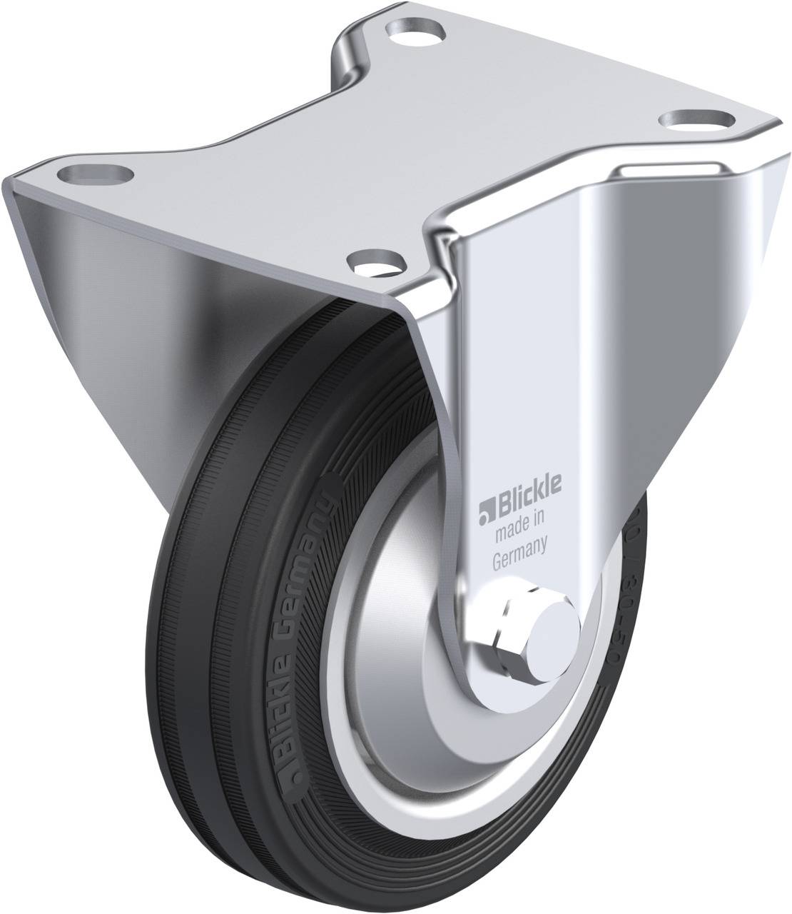Blickle 54361 B-V 100R-FA Rolka nieprowadząca Średnica koła: 100 mm Maksymalne obciążenie: 70 kg 1 szt. - obrazek 1