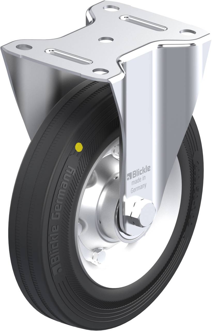Blickle 250589 B-V 200K-EL Rolka nieprowadząca Średnica koła: 200 mm Maksymalne obciążenie: 205 kg 1 szt. - obrazek 1