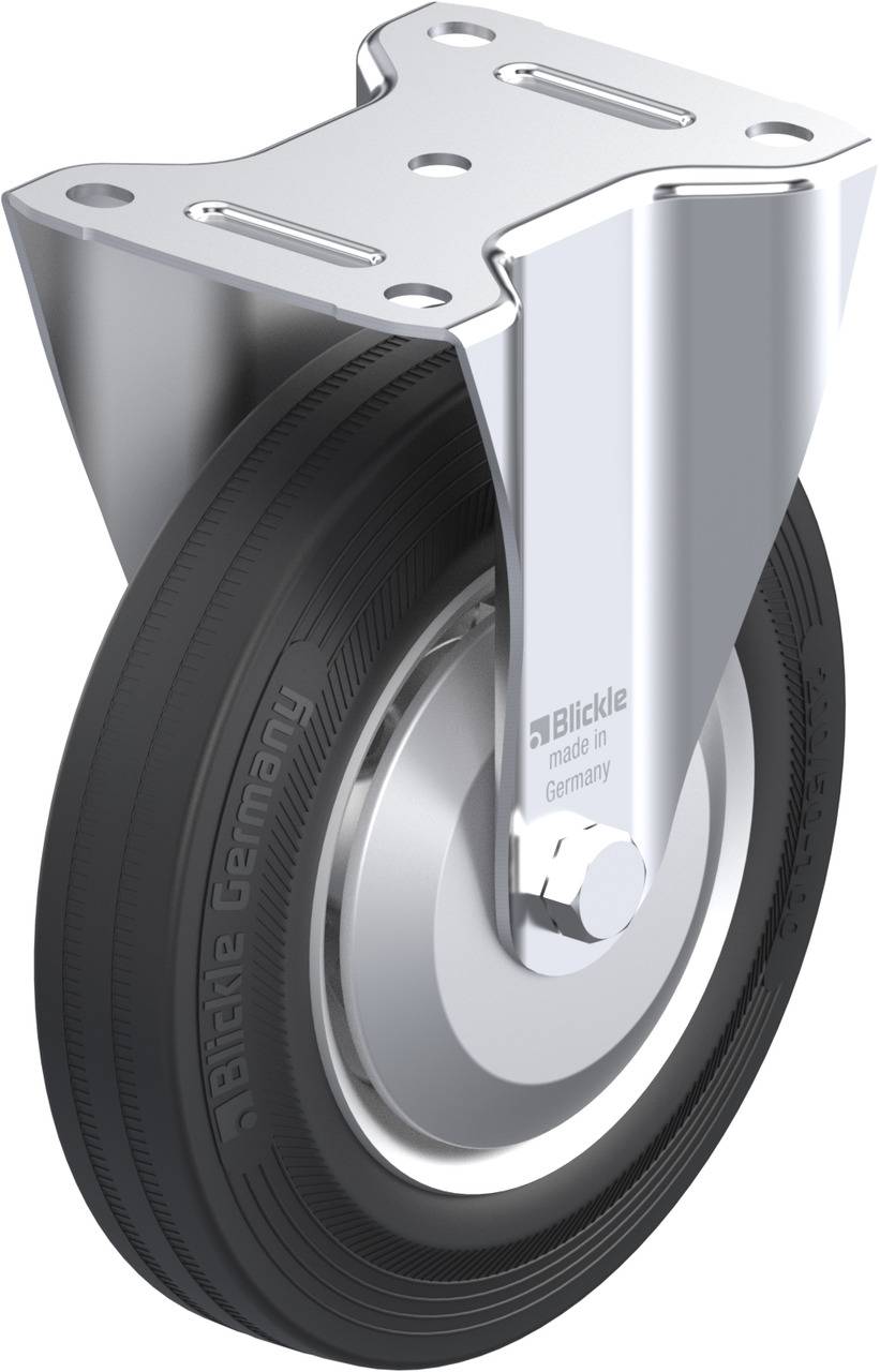 Blickle 60053 B-V 200K-FA Rolka nieprowadząca Średnica koła: 200 mm Maksymalne obciążenie: 205 kg 1 szt. - obrazek 1