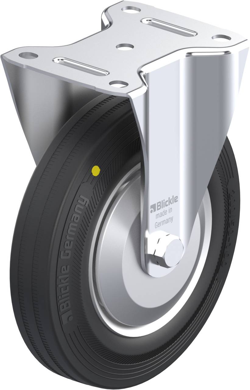 Blickle 101386 B-V 202R-EL-FA Rolka nieprowadząca Średnica koła: 200 mm Maksymalne obciążenie: 205 kg 1 szt. - obrazek 1