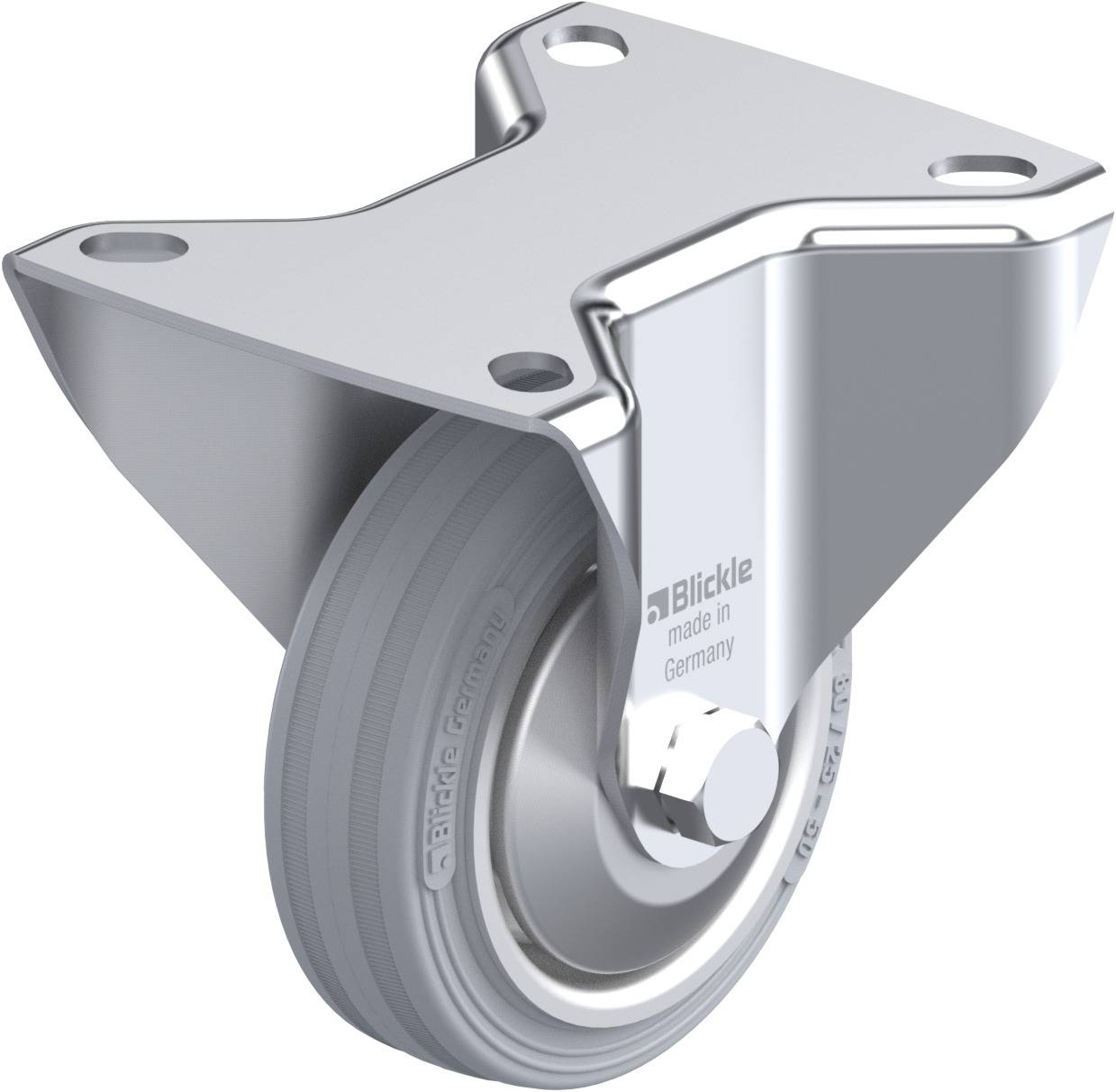 Blickle 64709 B-V 80R-SG-FA Rolka nieprowadząca Średnica koła: 80 mm Maksymalne obciążenie: 50 kg 1 szt. - obrazek 1