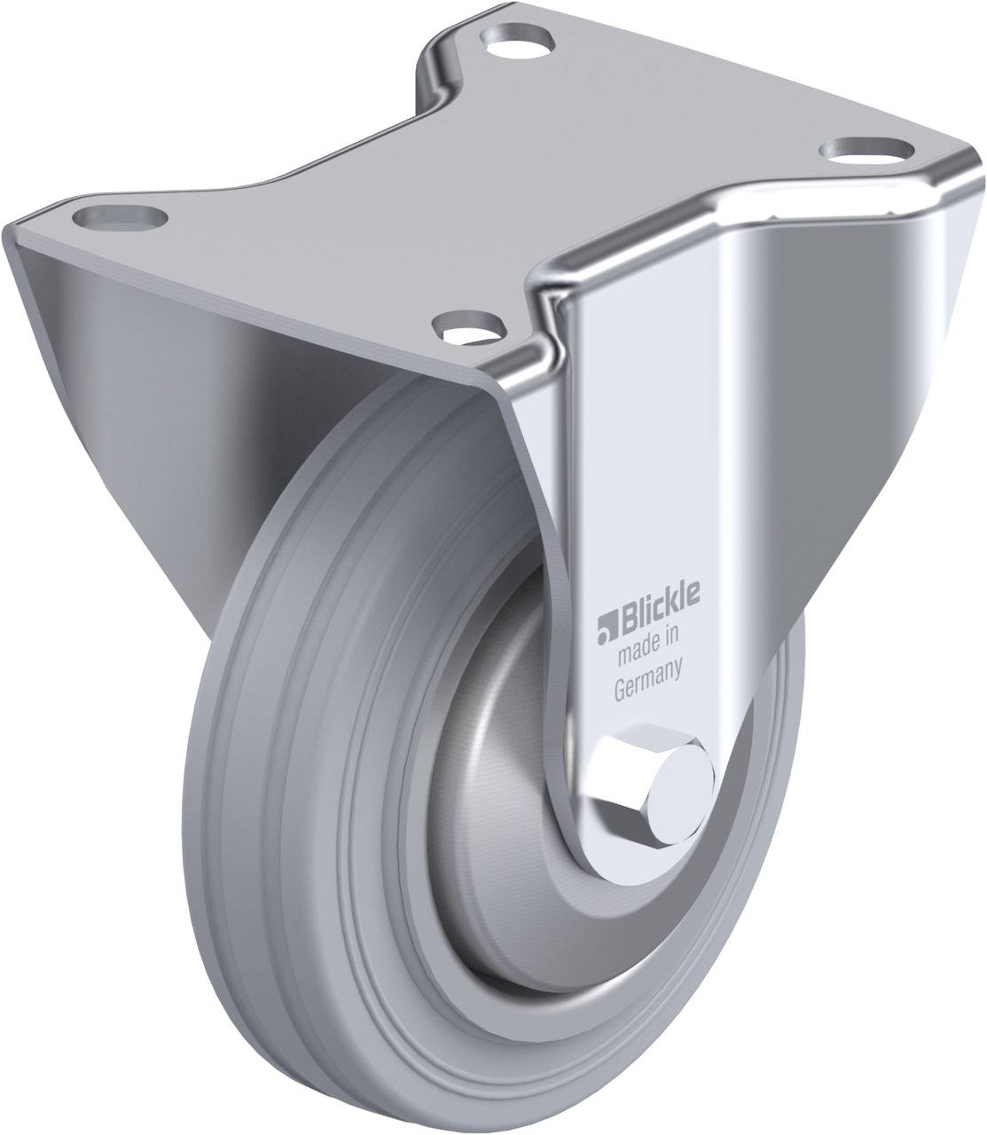Blickle 739035 B-VE 100R-SG-FA Rolka nieprowadząca Średnica koła: 100 mm Maksymalne obciążenie: 70 kg 1 szt. - obrazek 1