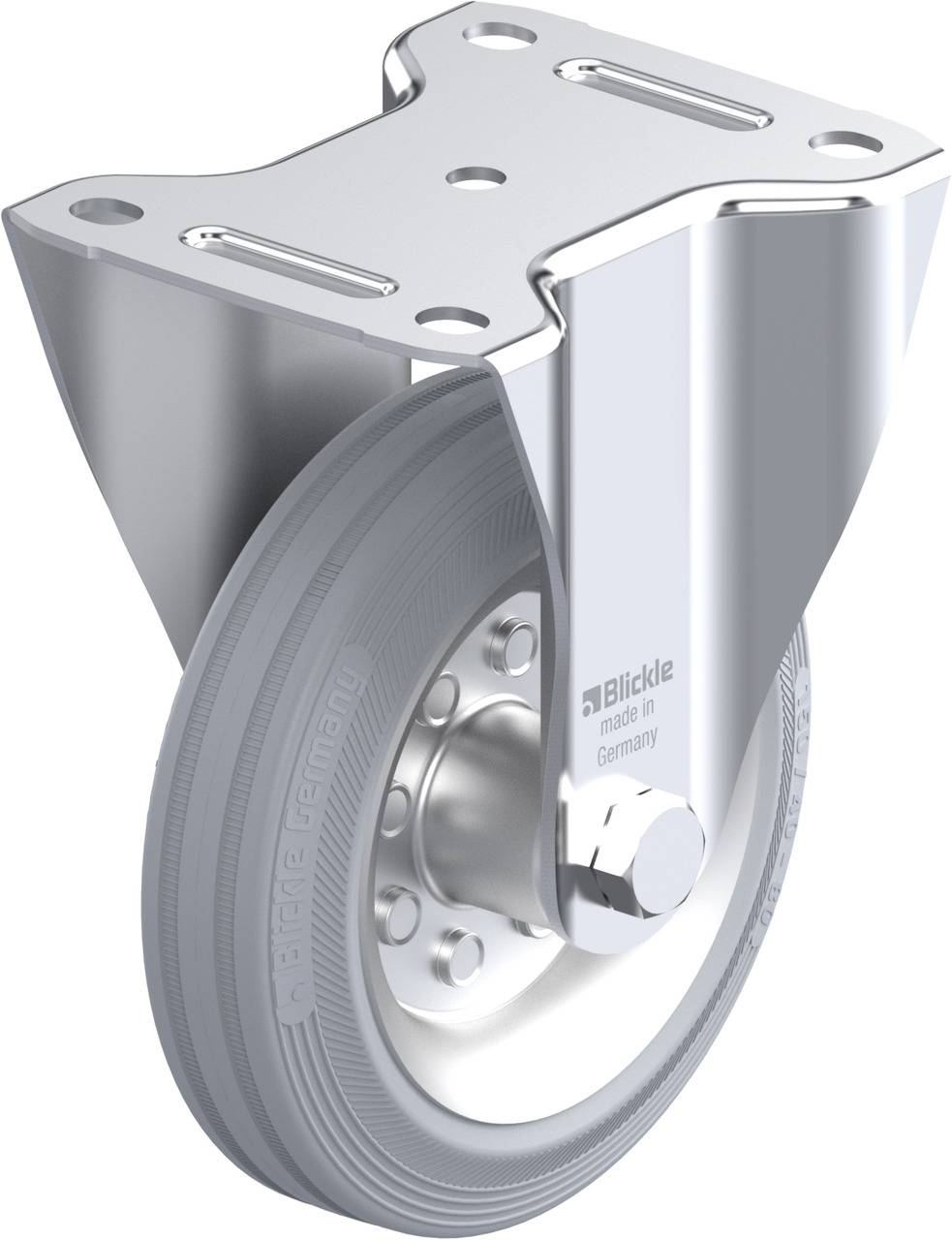 Blickle 638965 B-VE 150R-SG Rolka nieprowadząca Średnica koła: 150 mm Maksymalne obciążenie: 135 kg 1 szt. - obrazek 1