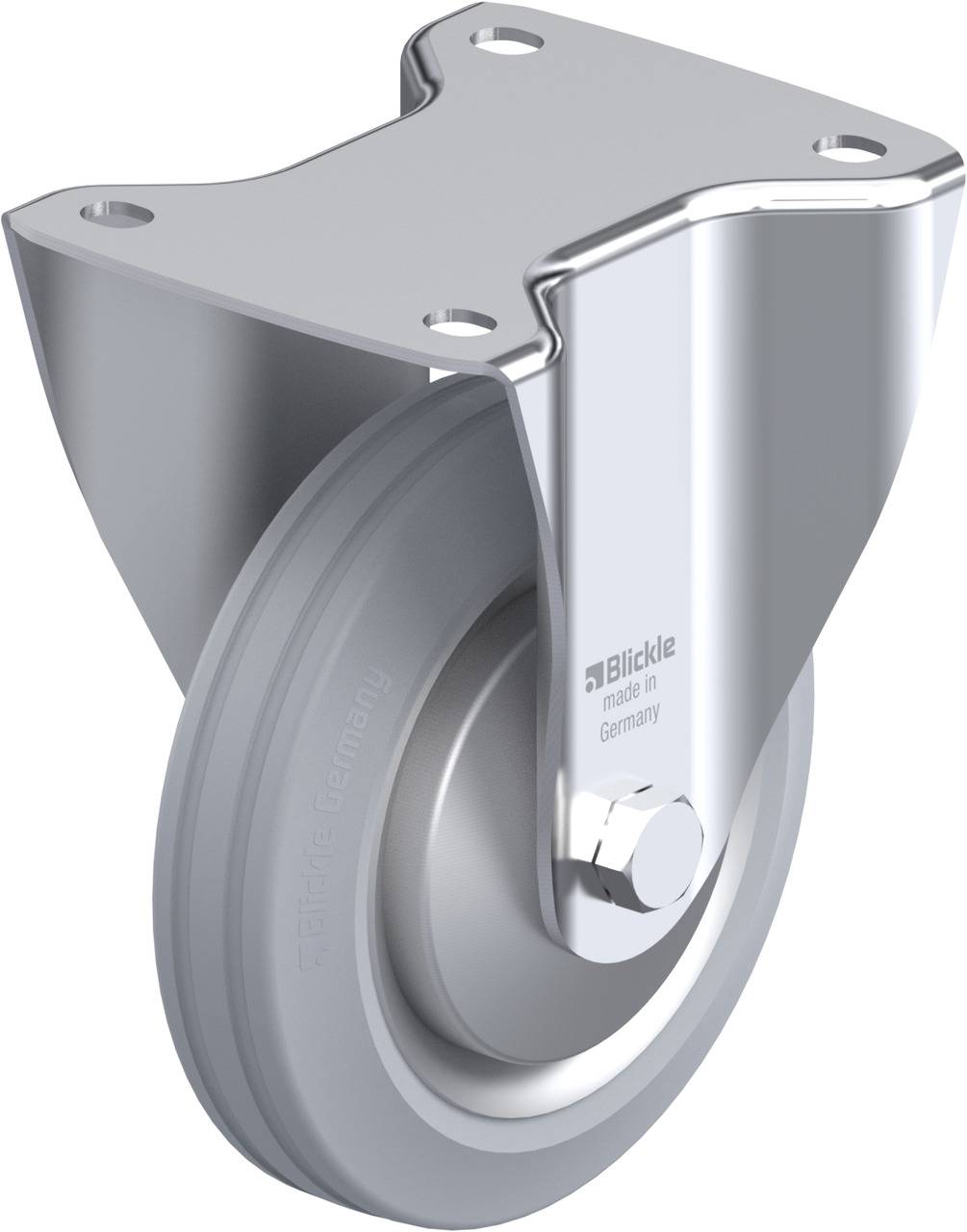 Blickle 636472 B-VE 150R-SG-FA Rolka nieprowadząca Średnica koła: 150 mm Maksymalne obciążenie: 135 kg 1 szt. - obrazek 1