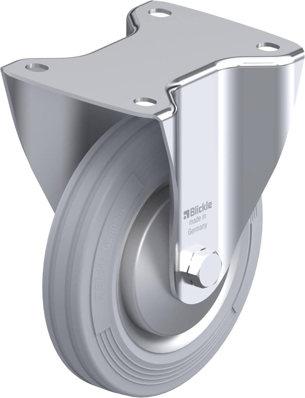 Blickle 618595 B-VE 160R-SG-FA Rolka nieprowadząca Średnica koła: 160 mm Maksymalne obciążenie: 135 kg 1 szt. - obrazek 1