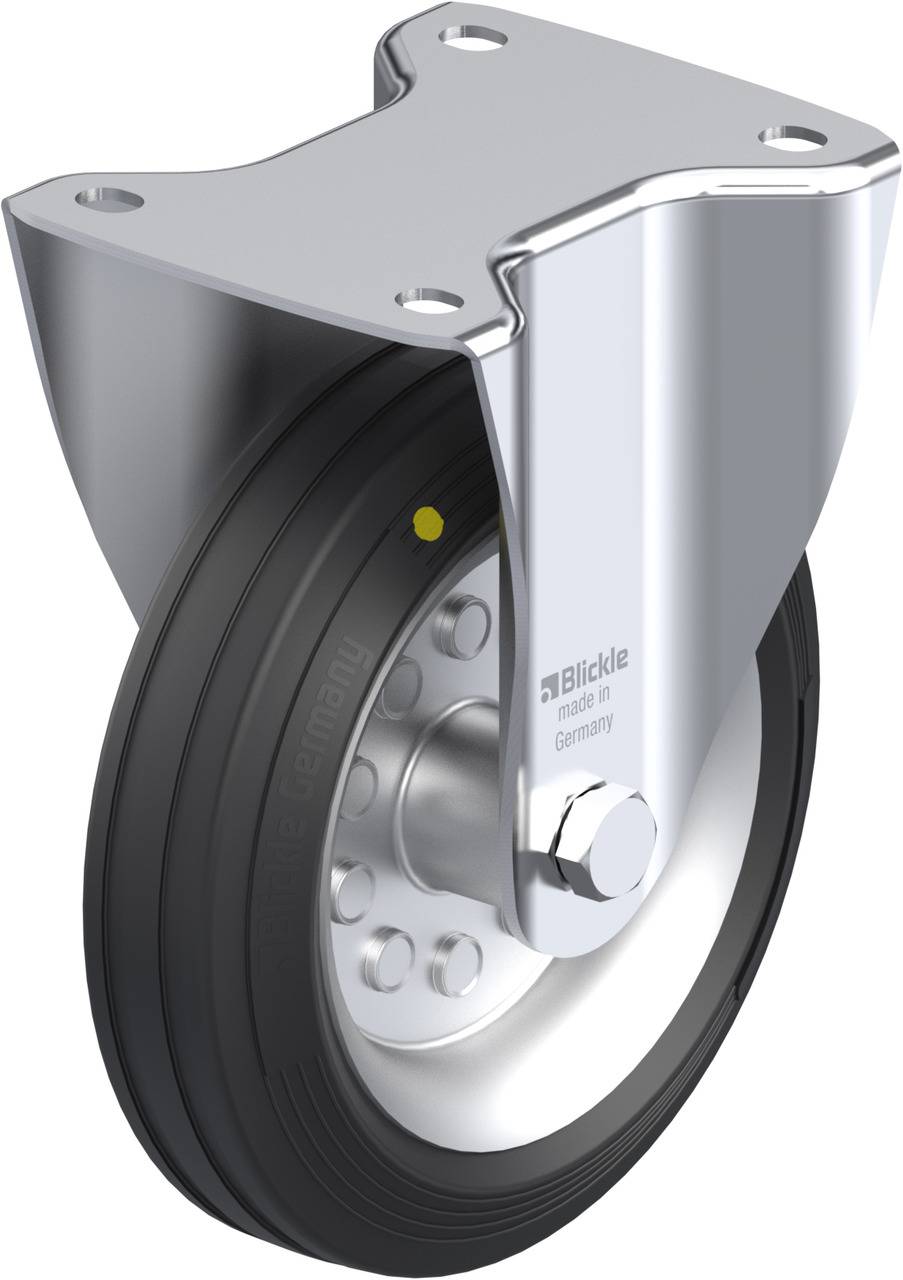 Blickle 673384 B-VE 180R-EL Rolka nieprowadząca Średnica koła: 180 mm Maksymalne obciążenie: 170 kg 1 szt. - obrazek 1