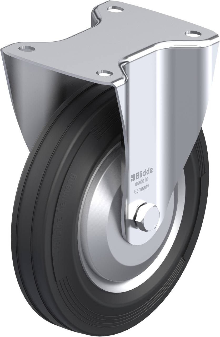 Blickle 345660 B-VE 200R-FA Rolka nieprowadząca Średnica koła: 200 mm Maksymalne obciążenie: 205 kg 1 szt. - obrazek 1