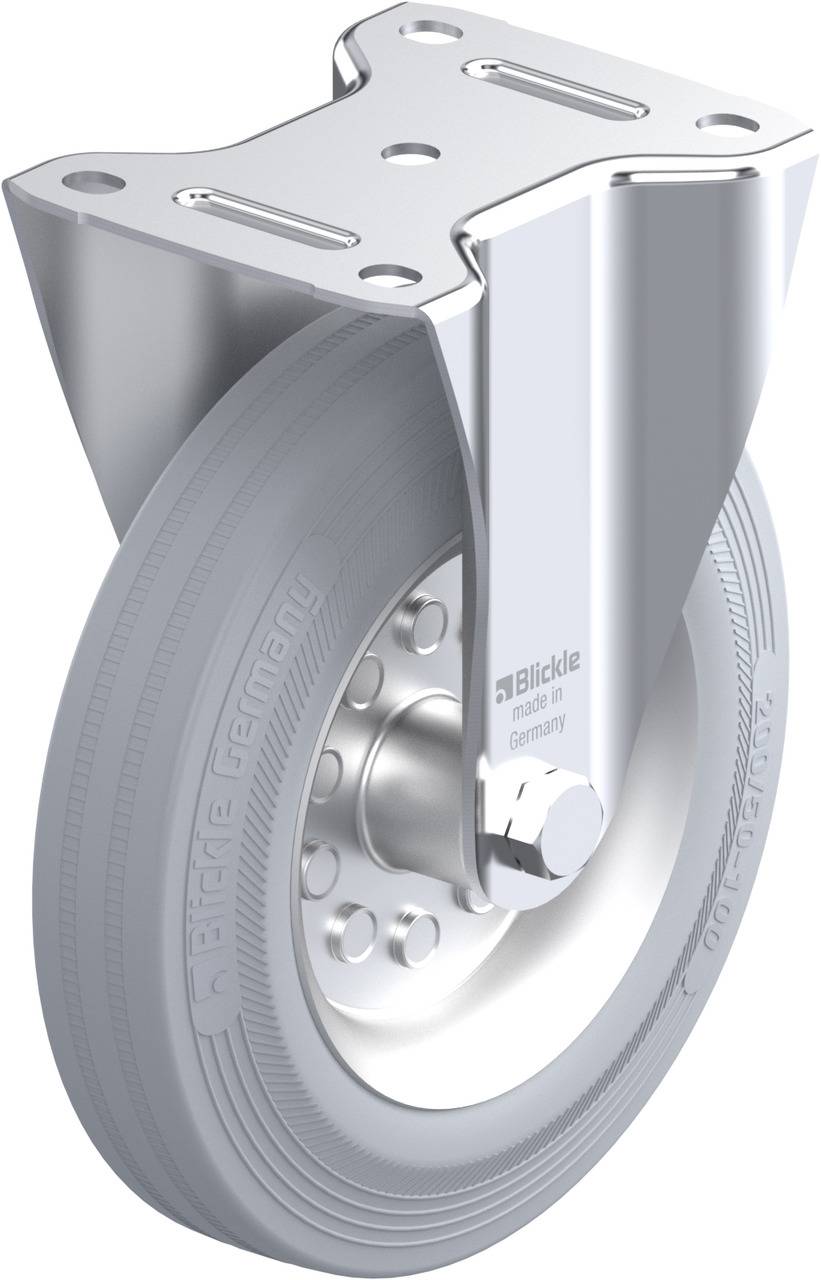 Blickle 573766 B-VE 200R-SG Rolka nieprowadząca Średnica koła: 200 mm Maksymalne obciążenie: 205 kg 1 szt. - obrazek 1