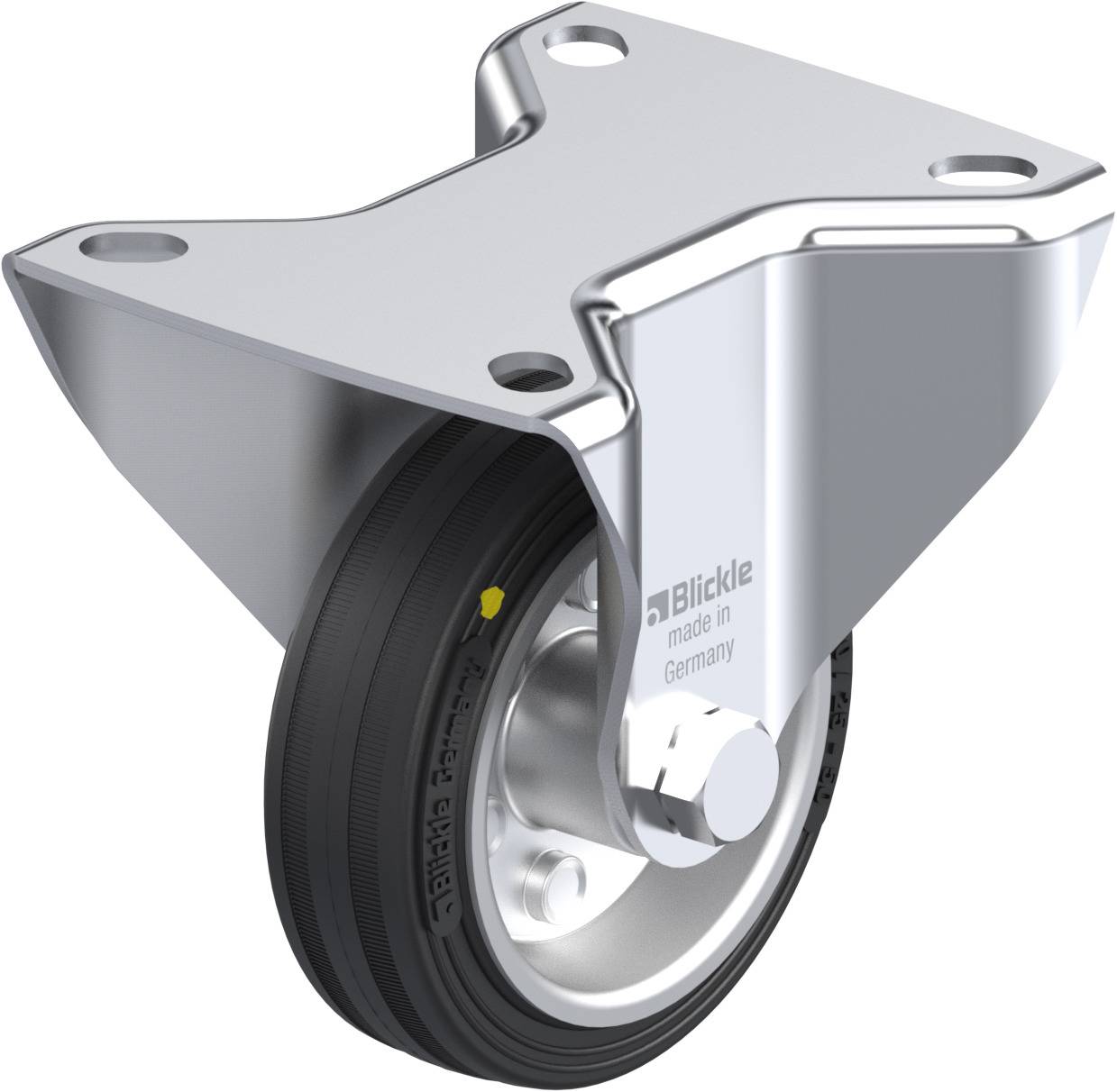 Blickle 627968 B-VE 80R-EL Rolka nieprowadząca Średnica koła: 80 mm Maksymalne obciążenie: 50 kg 1 szt. - obrazek 1
