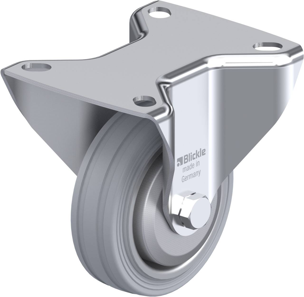 Blickle 739355 B-VE 80R-SG-FA Rolka nieprowadząca Średnica koła: 80 mm Maksymalne obciążenie: 50 kg 1 szt. - obrazek 1