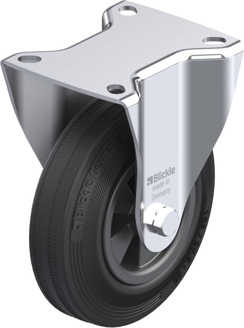 Blickle 286328 B-VPP 125G Rolka nieprowadząca Średnica koła: 125 mm Maksymalne obciążenie: 100 kg 1 szt. - obrazek 1