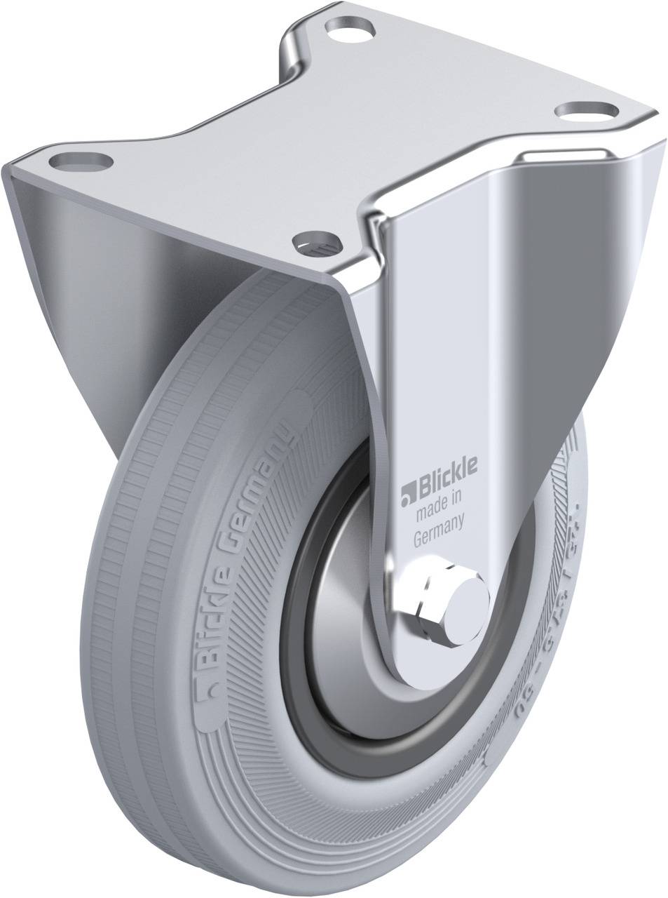 Blickle 548552 B-VPP 125G-SG-FA Rolka nieprowadząca Średnica koła: 125 mm Maksymalne obciążenie: 100 kg 1 szt. - obrazek 1