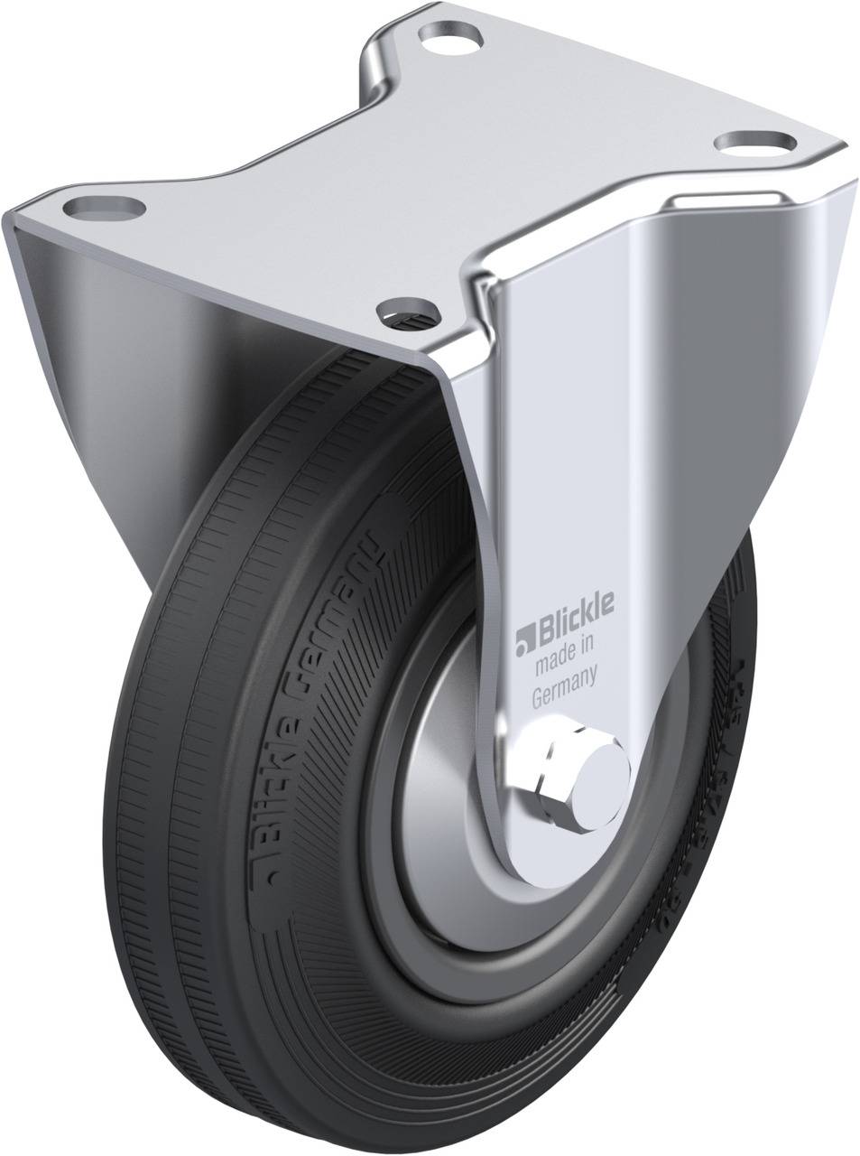 Blickle 623645 B-VPP 125R-FA Rolka nieprowadząca Średnica koła: 125 mm Maksymalne obciążenie: 100 kg 1 szt. - obrazek 1