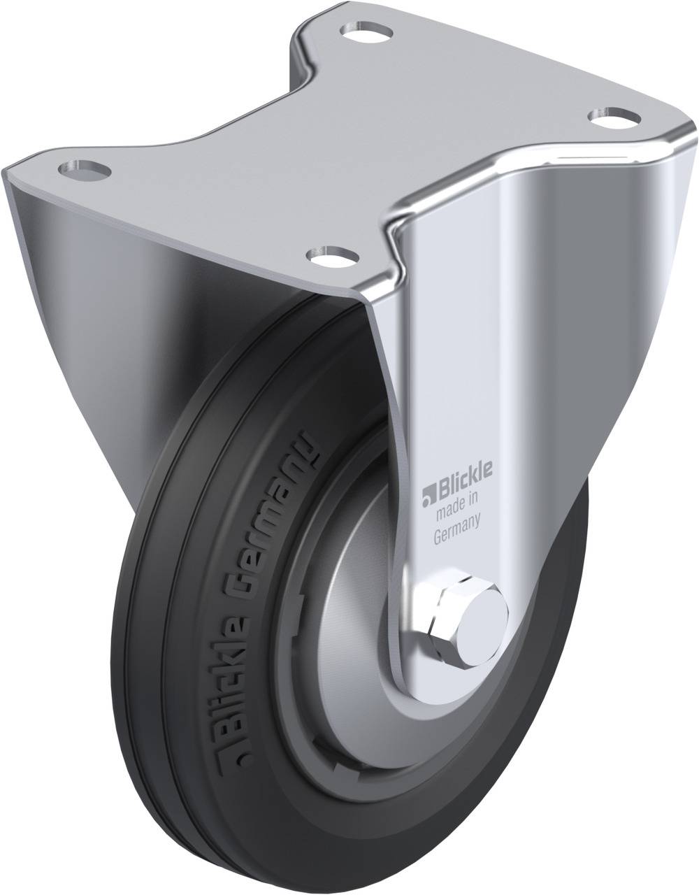 Blickle 736961 B-VPP 150G-FA Rolka nieprowadząca Średnica koła: 150 mm Maksymalne obciążenie: 135 kg 1 szt. - obrazek 1