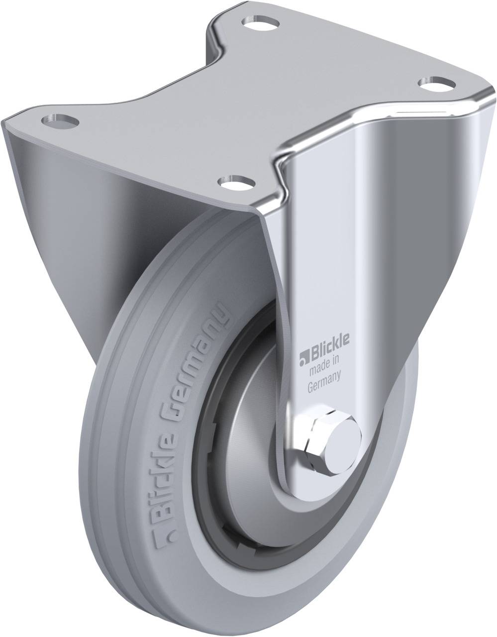 Blickle 741145 B-VPP 150R-SG-FA Rolka nieprowadząca Średnica koła: 150 mm Maksymalne obciążenie: 135 kg 1 szt. - obrazek 1