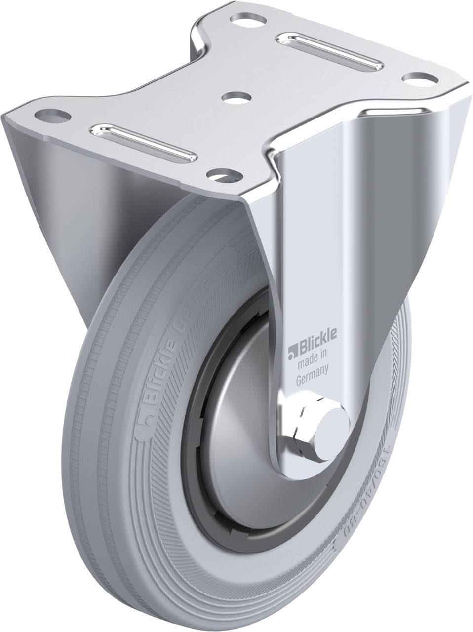 Blickle 430132 B-VPP 160R-SG-FA Rolka nieprowadząca Średnica koła: 160 mm Maksymalne obciążenie: 135 kg 1 szt. - obrazek 1