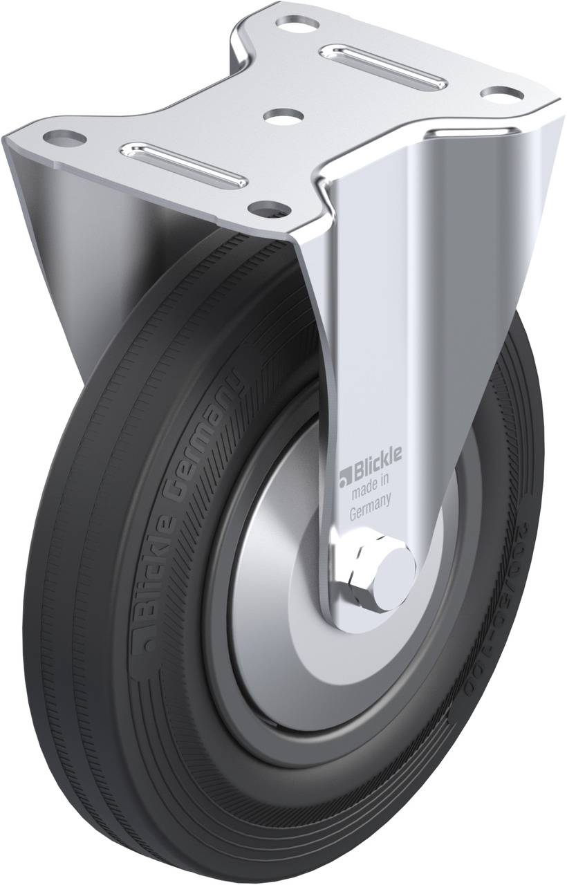 Blickle 53108 B-VPP 200G-FA Rolka nieprowadząca Średnica koła: 200 mm Maksymalne obciążenie: 205 kg 1 szt. - obrazek 1