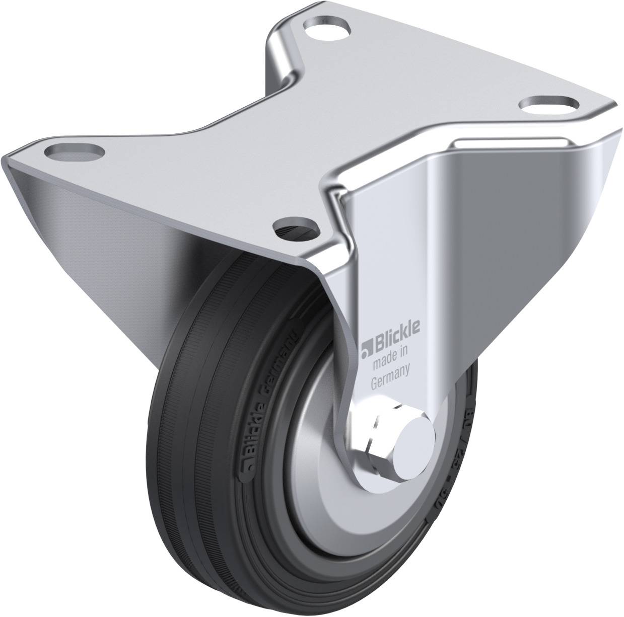 Blickle 76315 B-VPP 80G-FA Rolka nieprowadząca Średnica koła: 80 mm Maksymalne obciążenie: 50 kg 1 szt. - obrazek 1