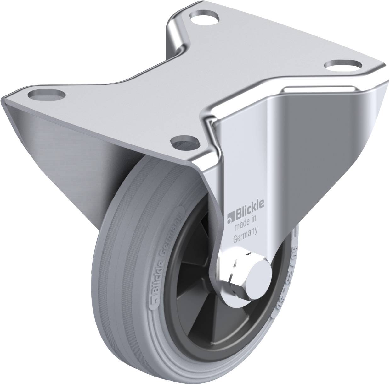 Blickle 52126 B-VPP 80G-SG Rolka nieprowadząca Średnica koła: 80 mm Maksymalne obciążenie: 50 kg 1 szt. - obrazek 1