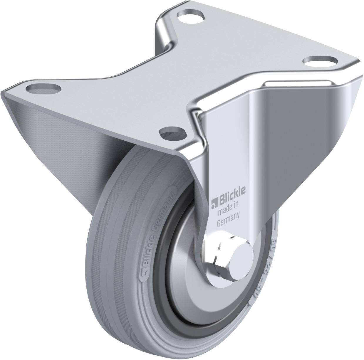 Blickle 738203 B-VPP 80G-SG-FA Rolka nieprowadząca Średnica koła: 80 mm Maksymalne obciążenie: 50 kg 1 szt. - obrazek 1
