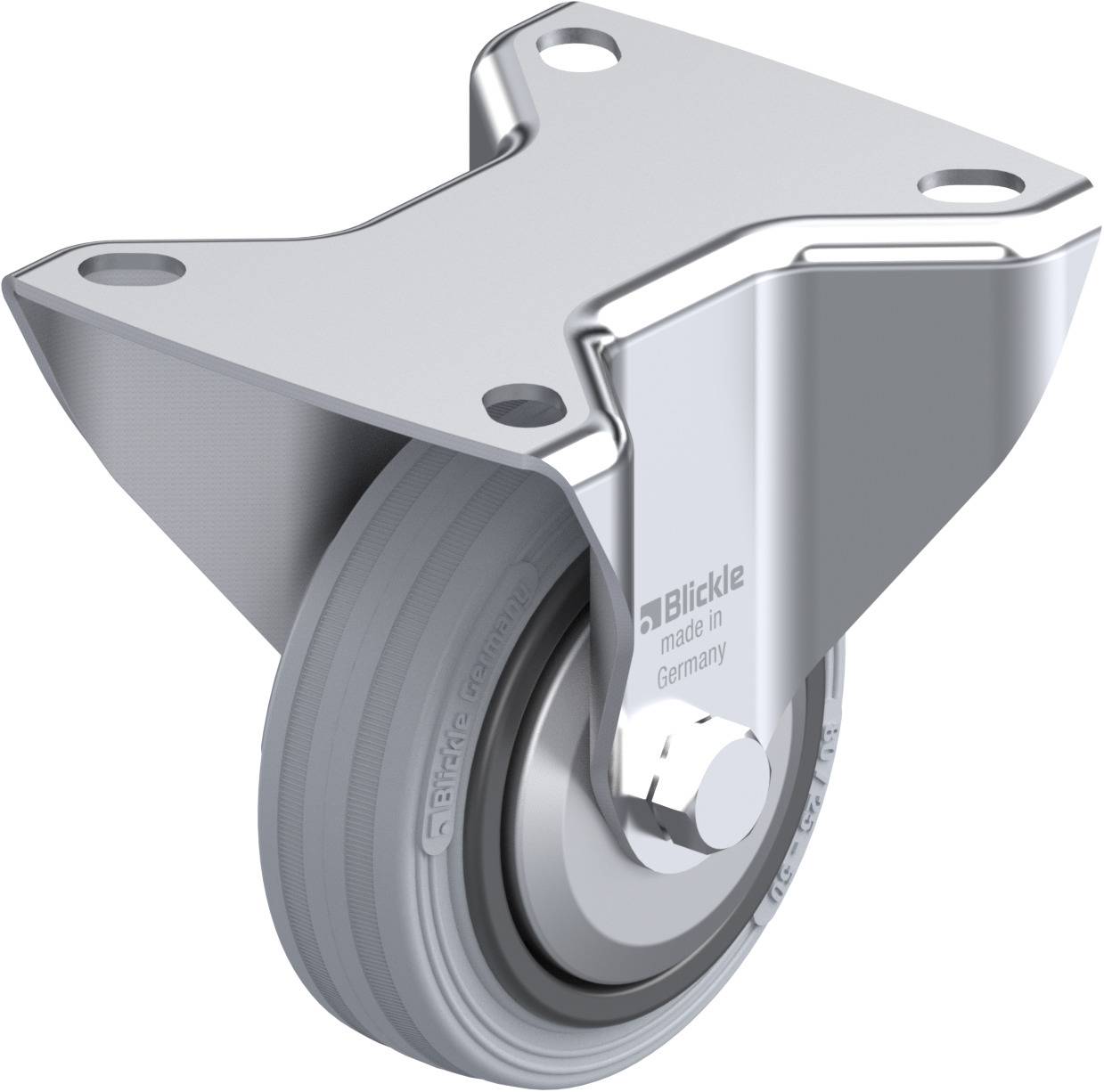 Blickle 749127 B-VPP 80R-SG-FA Rolka nieprowadząca Średnica koła: 80 mm Maksymalne obciążenie: 50 kg 1 szt. - obrazek 1