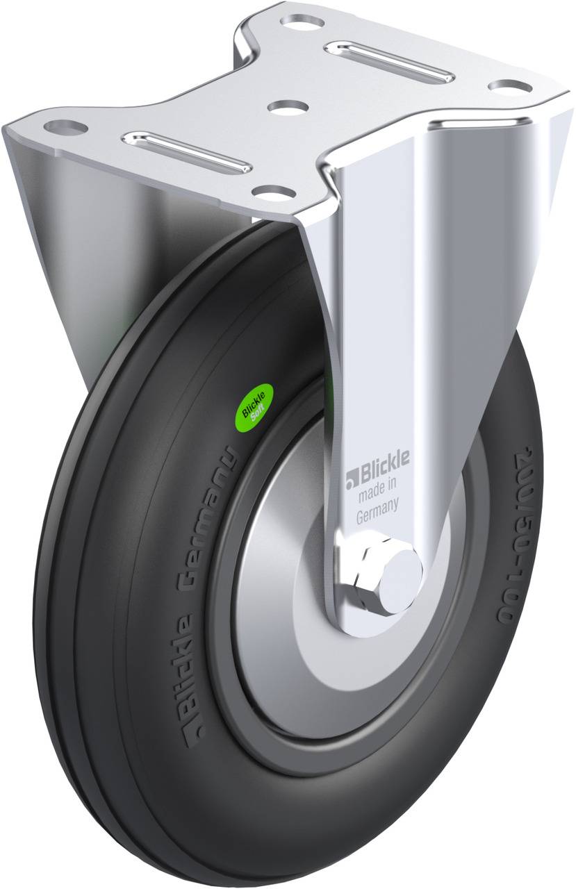 Blickle 749131 B-VWPP 200G-FA Rolka nieprowadząca Średnica koła: 200 mm Maksymalne obciążenie: 100 kg 1 szt. - obrazek 1