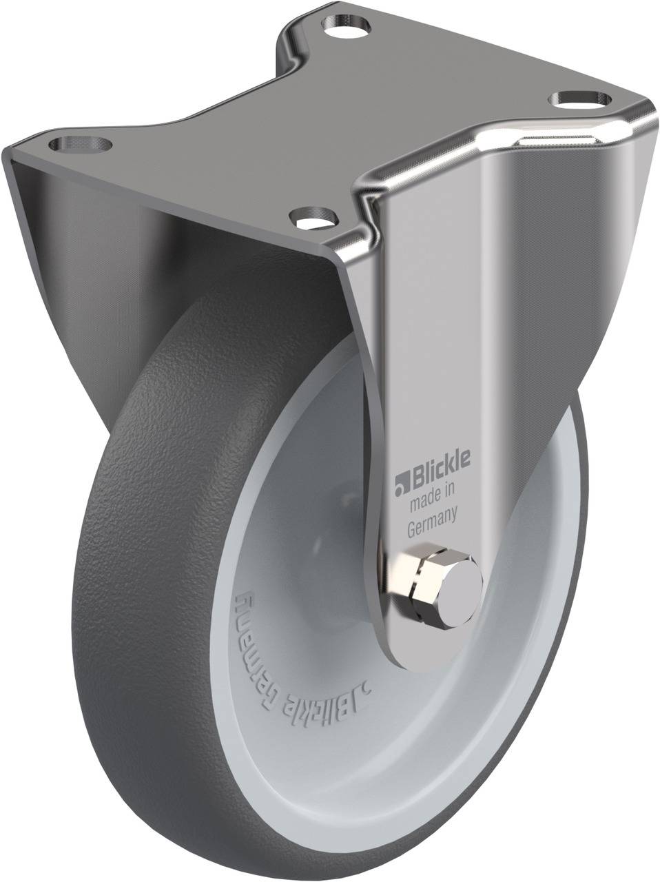 Blickle 847089 BX-PATH 125G Rolka nieprowadząca Średnica koła: 125 mm Maksymalne obciążenie: 250 kg 1 szt. - obrazek 1