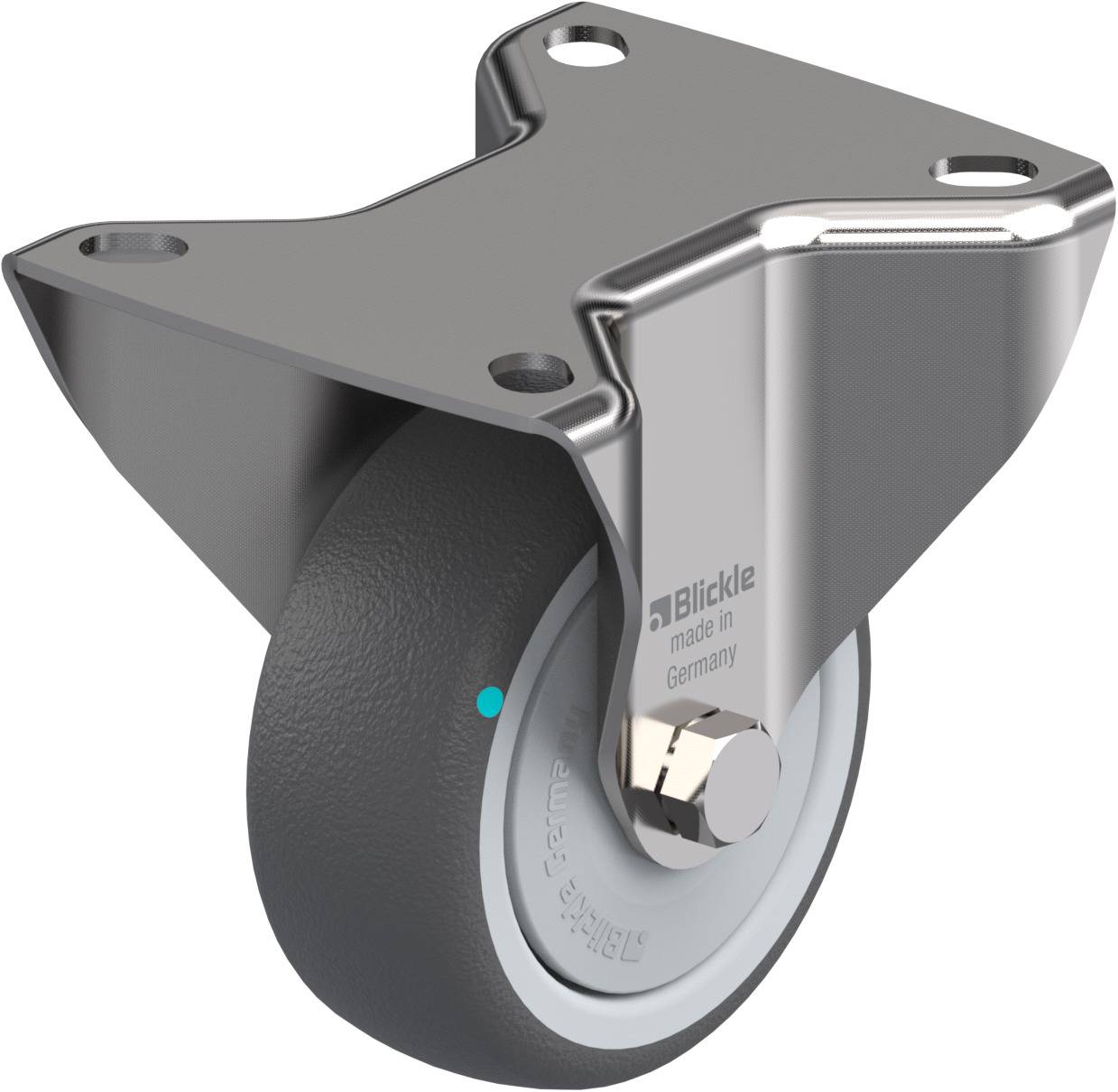 Blickle 754284 BX-PATH 80KFD Rolka nieprowadząca Średnica koła: 80 mm Maksymalne obciążenie: 150 kg 1 szt. - obrazek 1