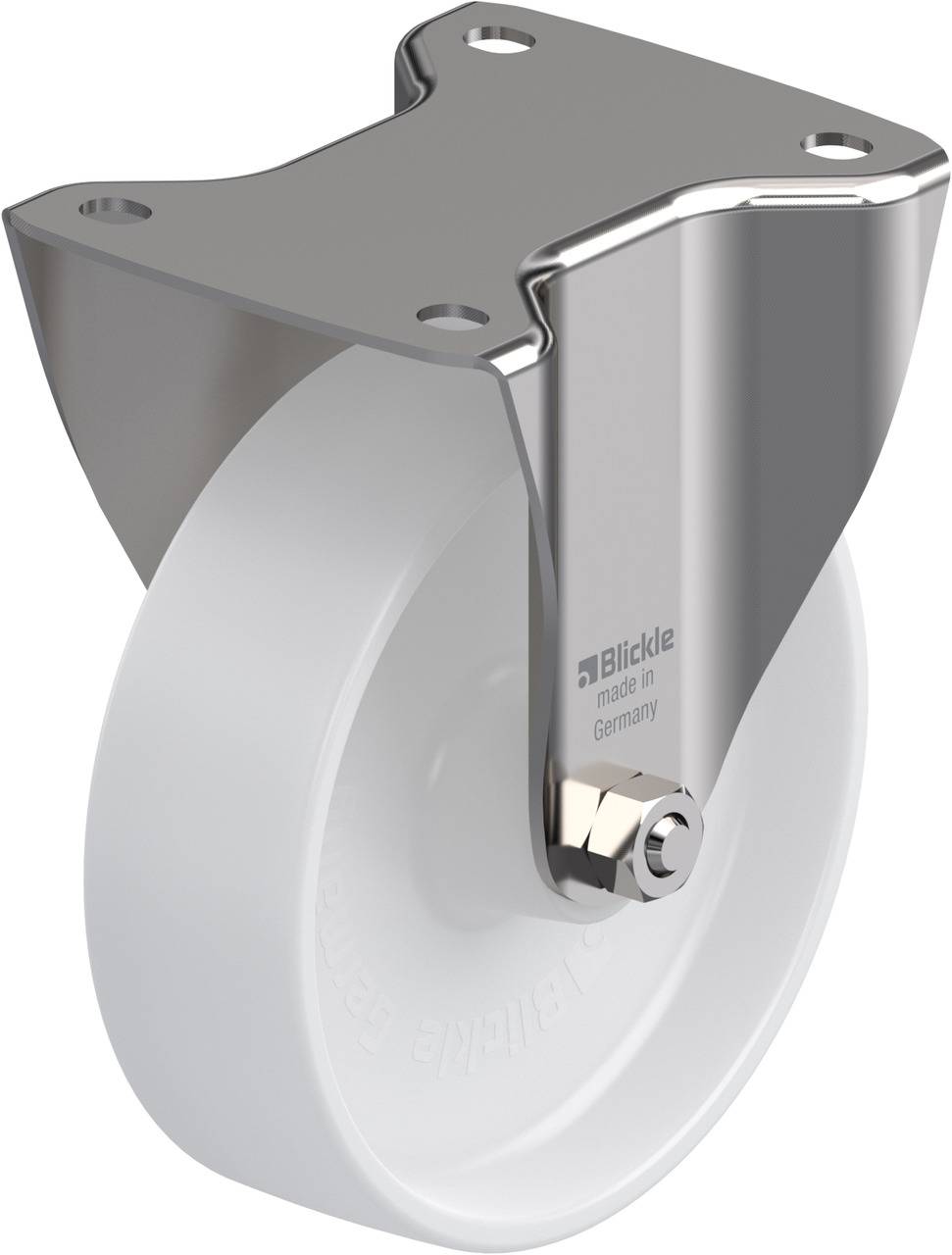 Blickle 442723 BX-PO 160G Rolka nieprowadząca Średnica koła: 160 mm Maksymalne obciążenie: 400 kg 1 szt. - obrazek 1