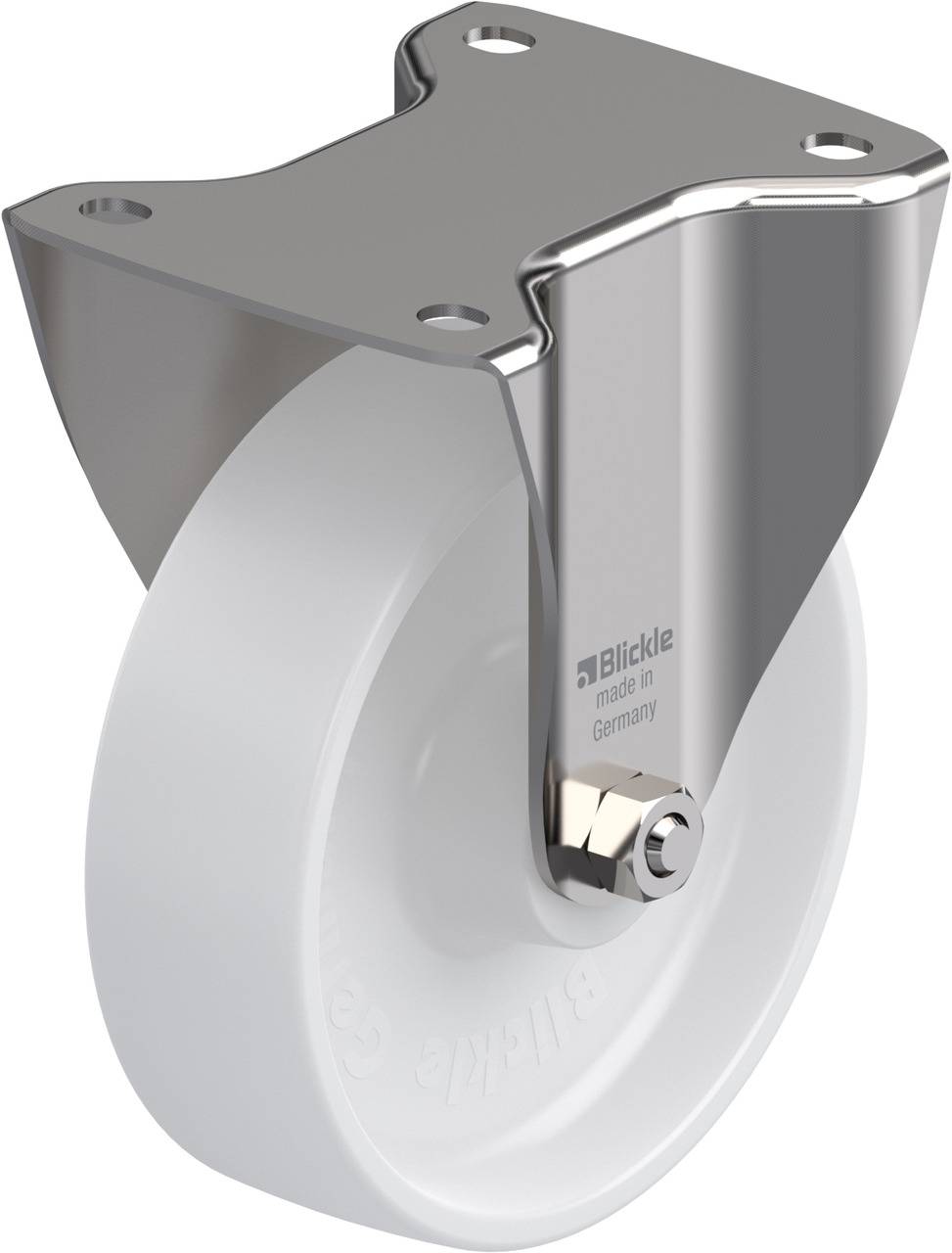 Blickle 614230 BX-PO 160XR Rolka nieprowadząca Średnica koła: 160 mm Maksymalne obciążenie: 400 kg 1 szt. - obrazek 1