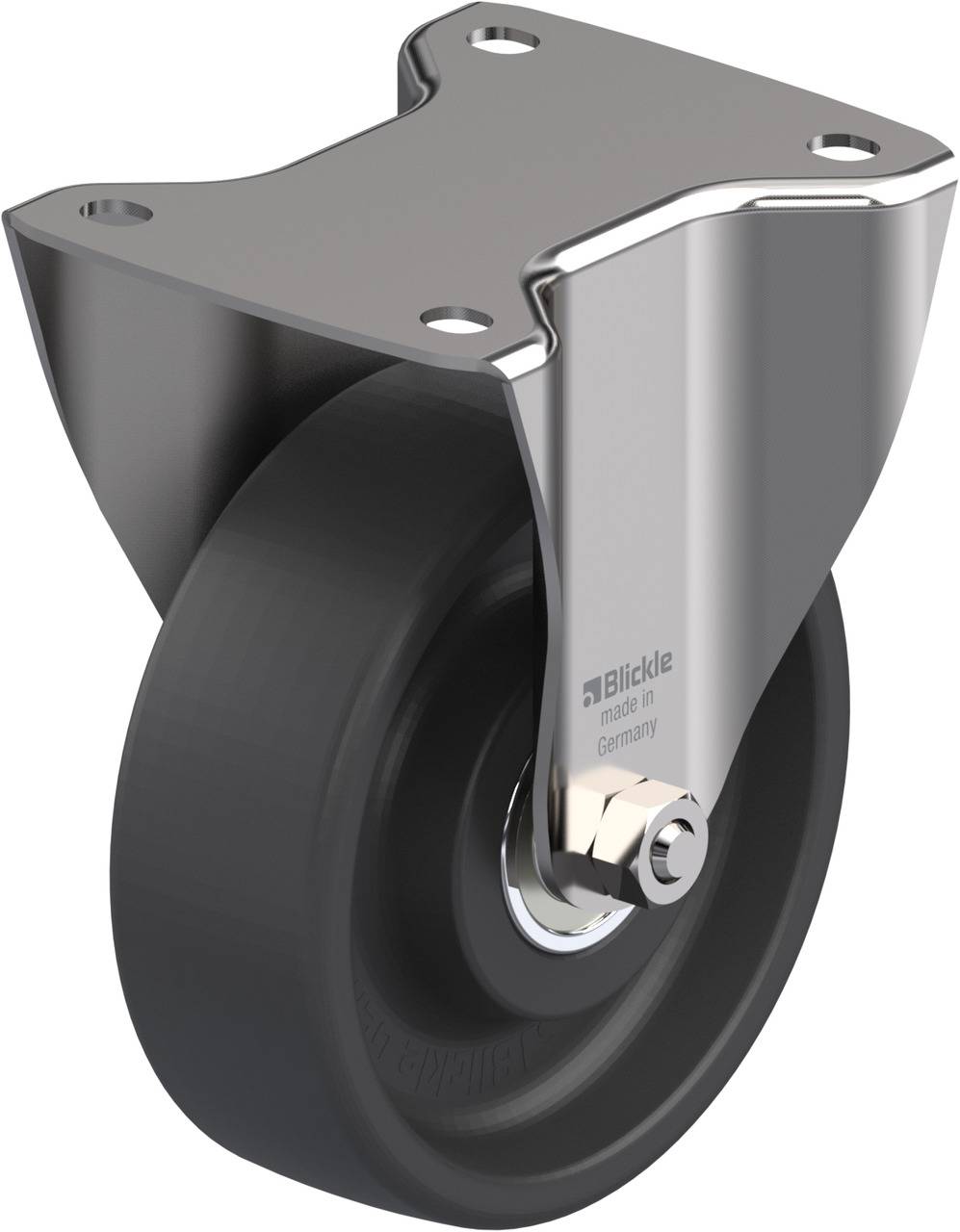 Blickle 754267 BX-POHI 150HXK Rolka nieprowadząca Średnica koła: 150 mm Maksymalne obciążenie: 400 kg 1 szt. - obrazek 1