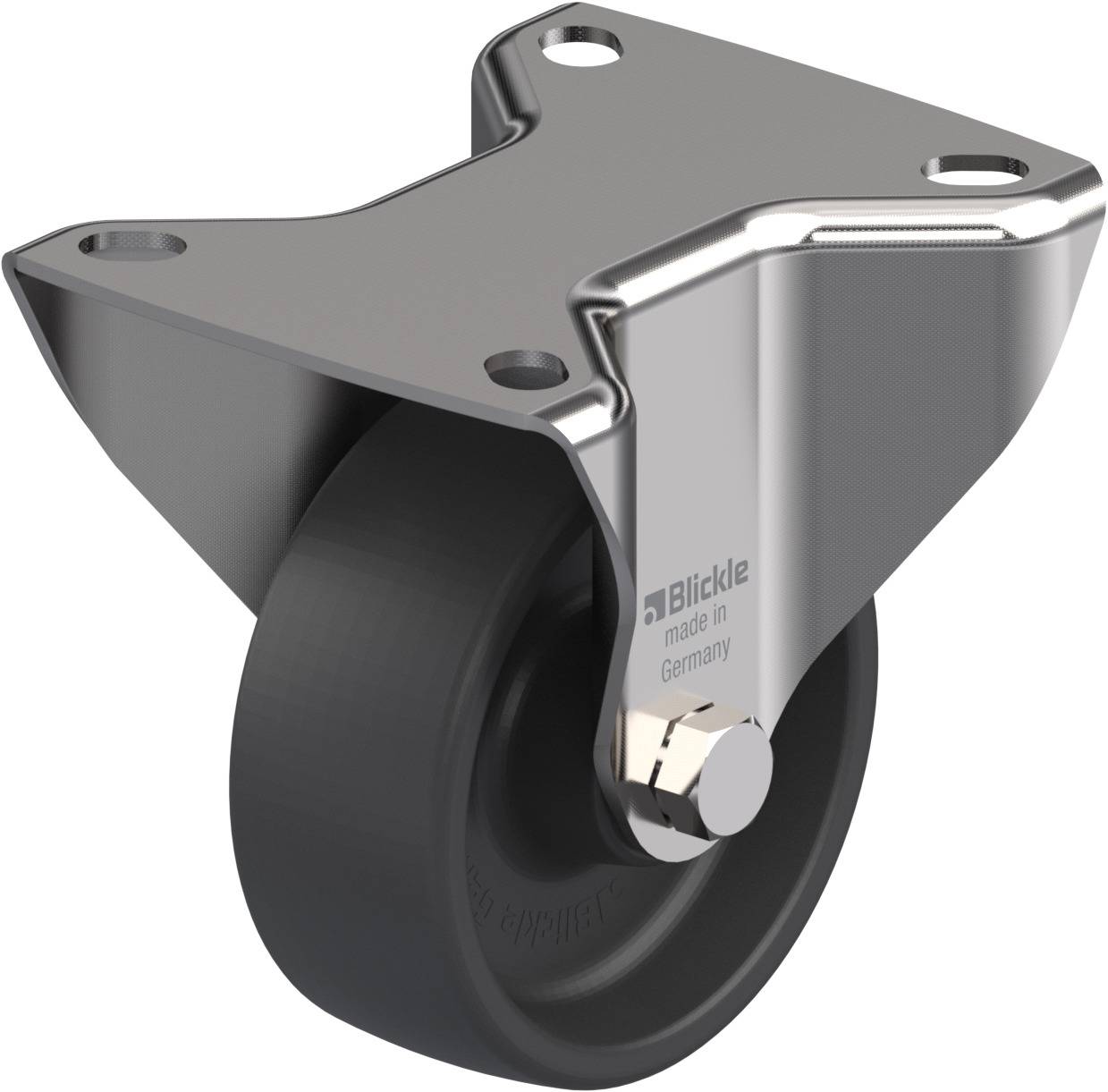Blickle 754270 BX-POHI 81G Rolka nieprowadząca Średnica koła: 80 mm Maksymalne obciążenie: 150 kg 1 szt. - obrazek 1