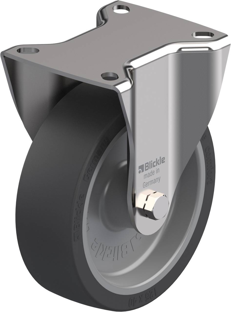 Blickle 845641 BX-POSI 125G Rolka nieprowadząca Średnica koła: 125 mm Maksymalne obciążenie: 120 kg 1 szt. - obrazek 1