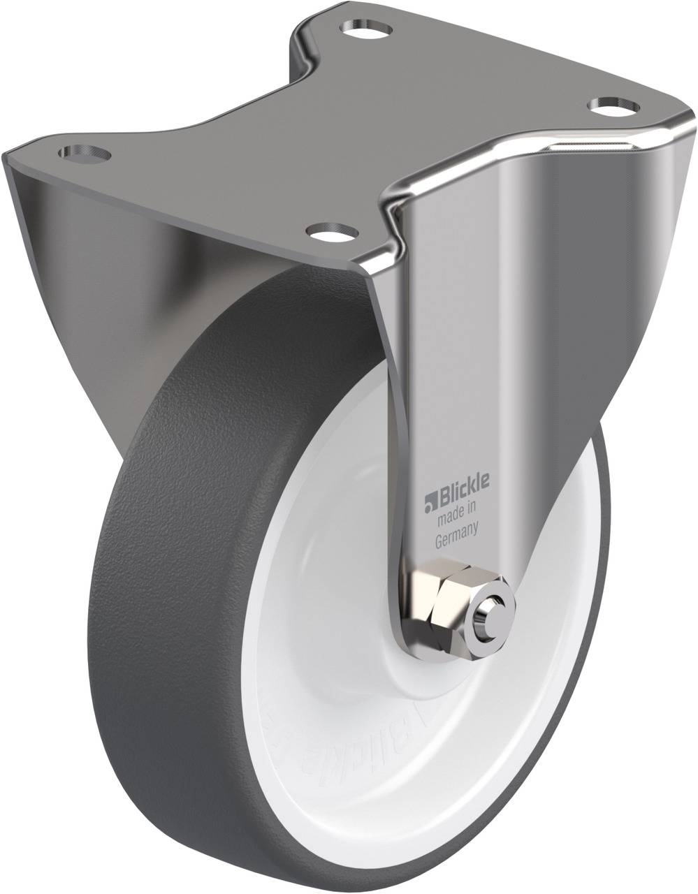Blickle 86744 BX-POTH 150XR Rolka nieprowadząca Średnica koła: 150 mm Maksymalne obciążenie: 400 kg 1 szt. - obrazek 1