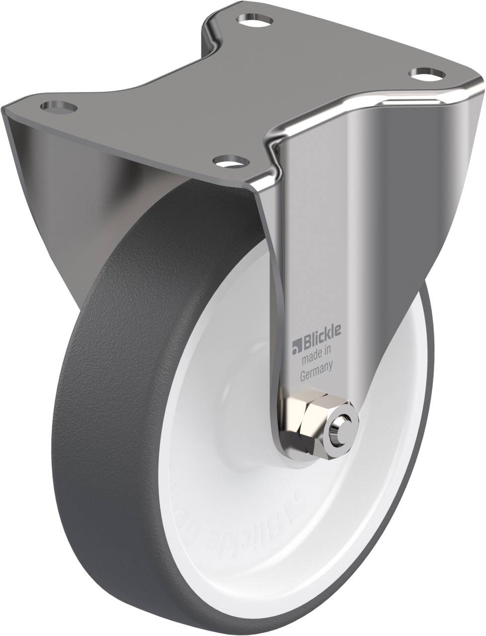 Blickle 741251 BX-POTH 160G Rolka nieprowadząca Średnica koła: 160 mm Maksymalne obciążenie: 400 kg 1 szt. - obrazek 1