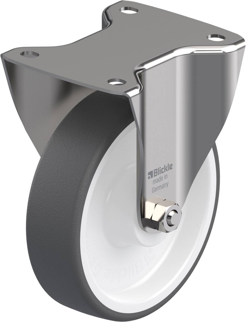 Blickle 740848 BX-POTH 160XR Rolka nieprowadząca Średnica koła: 160 mm Maksymalne obciążenie: 400 kg 1 szt. - obrazek 1