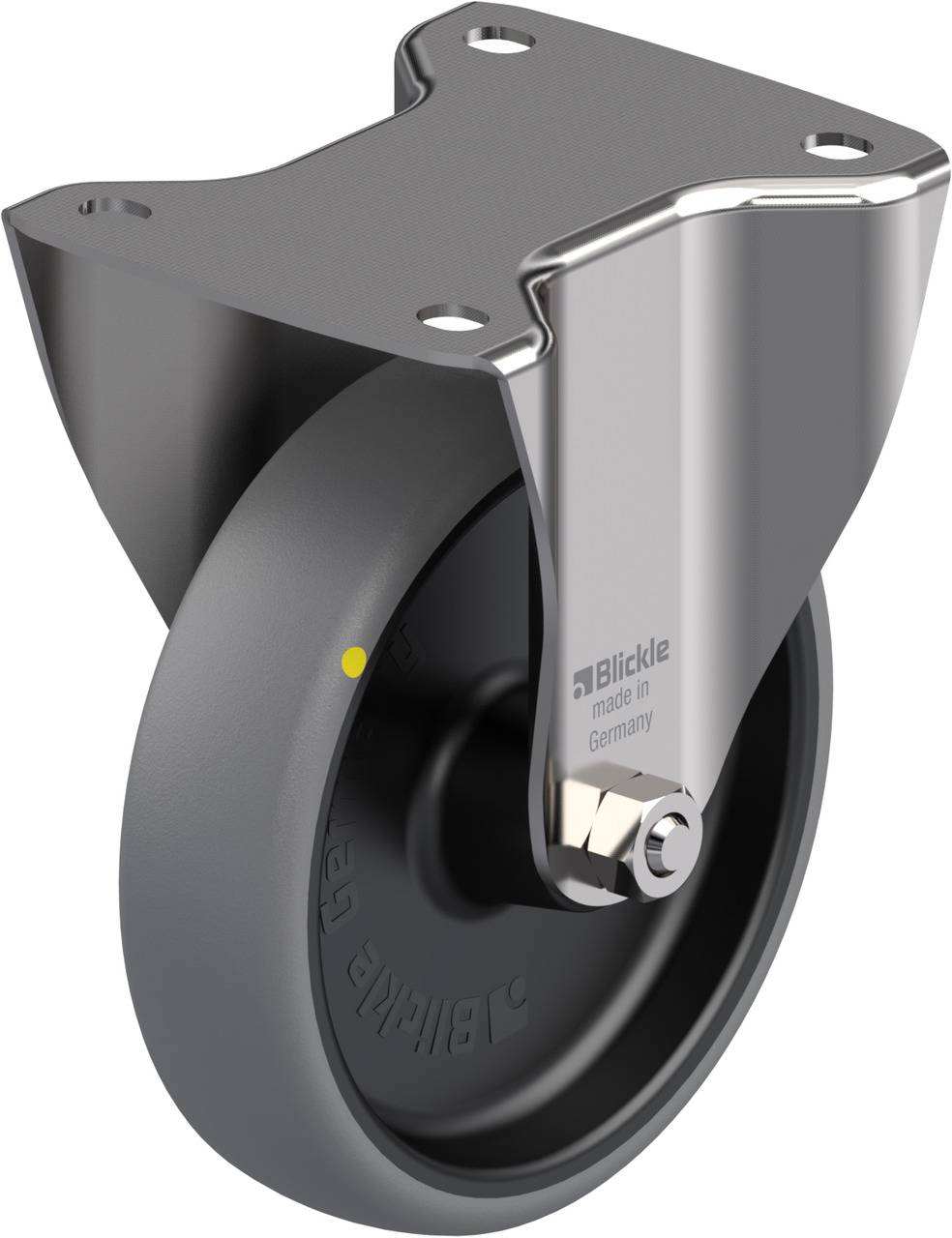 Blickle 853603 BX-TPA 160G-ELS Rolka nieprowadząca Średnica koła: 160 mm Maksymalne obciążenie: 130 kg 1 szt. - obrazek 1