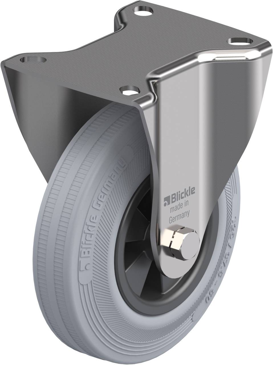 Blickle 286864 BX-VPP 125G-SG Rolka nieprowadząca Średnica koła: 125 mm Maksymalne obciążenie: 100 kg 1 szt. - obrazek 1