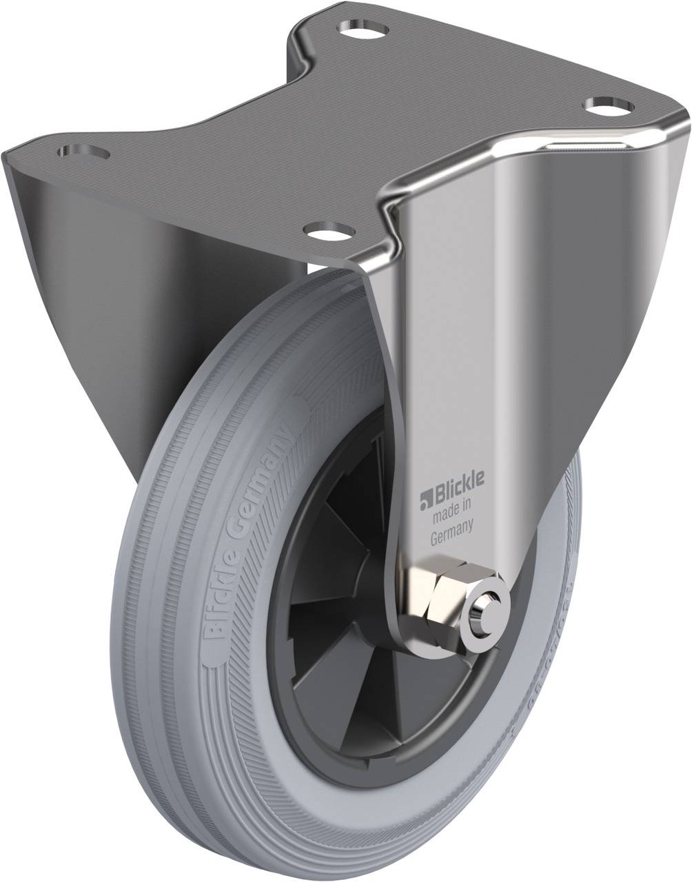 Blickle 610063 BX-VPP 150G-SG Rolka nieprowadząca Średnica koła: 150 mm Maksymalne obciążenie: 135 kg 1 szt. - obrazek 1
