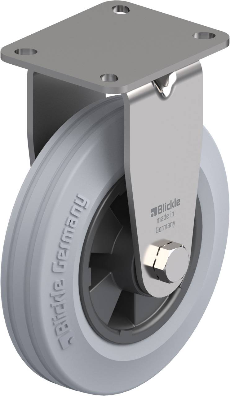 Blickle 613380 BX-VPP 160XR-1-SG Rolka nieprowadząca Średnica koła: 160 mm Maksymalne obciążenie: 135 kg 1 szt. - obrazek 1