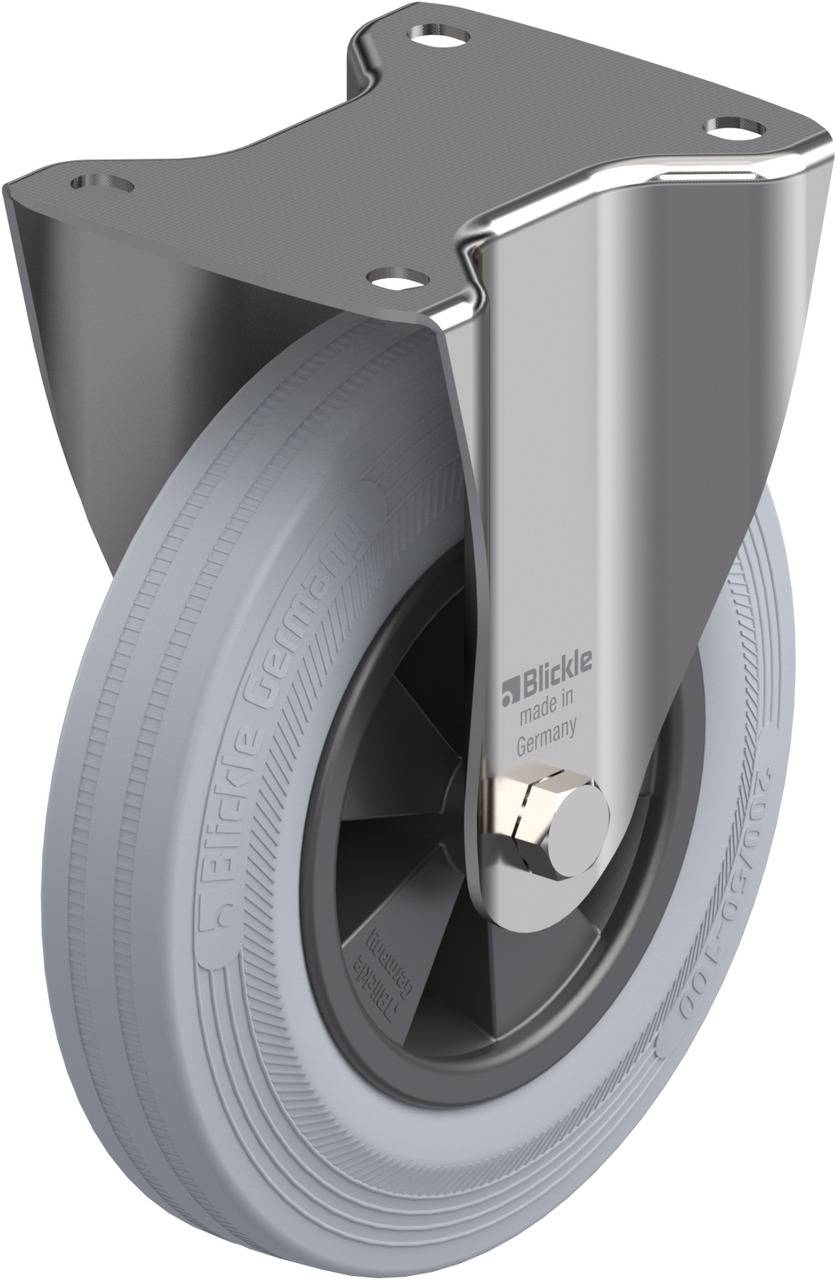 Blickle 67918 BX-VPP 200G-SG Rolka nieprowadząca Średnica koła: 200 mm Maksymalne obciążenie: 205 kg 1 szt. - obrazek 1