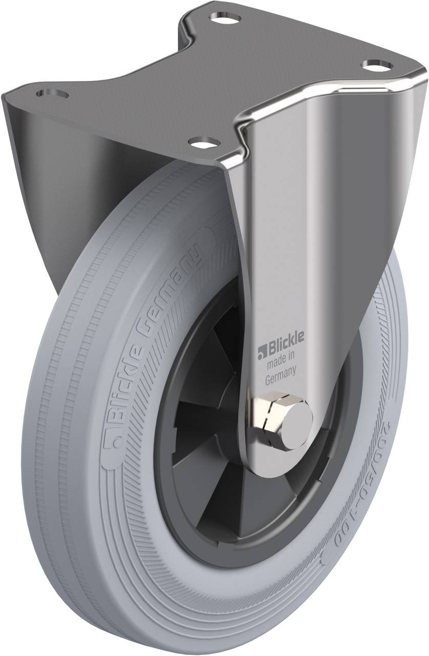 Blickle 230060 BX-VPP 200XR-SG Rolka nieprowadząca Średnica koła: 200 mm Maksymalne obciążenie: 205 kg 1 szt. - obrazek 1