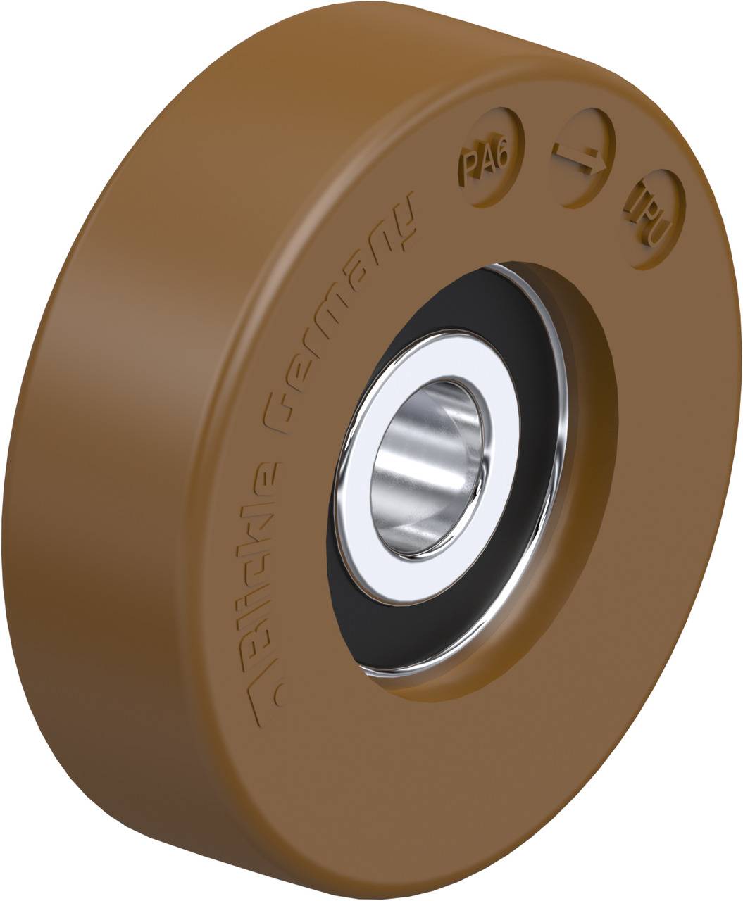 Blickle 757450 FPU 50x15/10-9K Rolka prowadząca Średnica koła: 50 mm Maksymalne obciążenie: 45 kg 1 szt. - obrazek 1