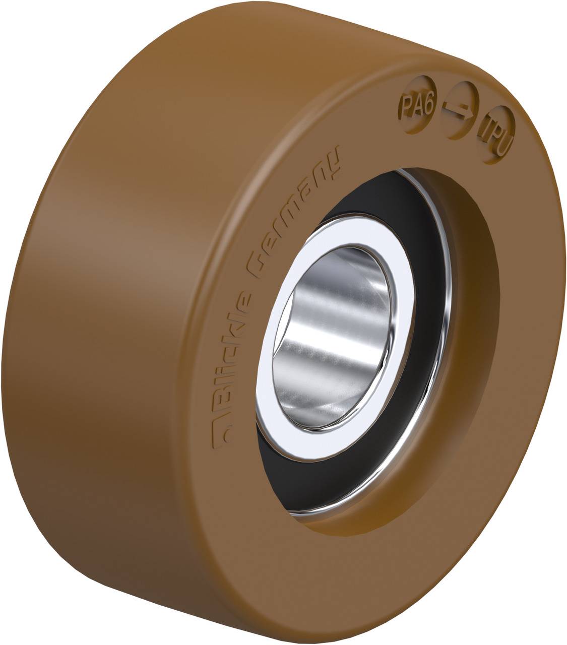 Blickle 844153 FPU 50x20/15-11K Rolka prowadząca Średnica koła: 50 mm Maksymalne obciążenie: 65 kg 1 szt. - obrazek 1