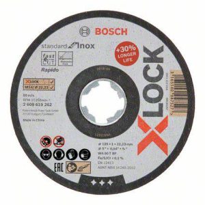 Tarcza tnąca prosta Bosch Accessories Bosch Standard for INOX WA 60 T BF – Schneidscheibe 2608619262 125 mm 1 szt.