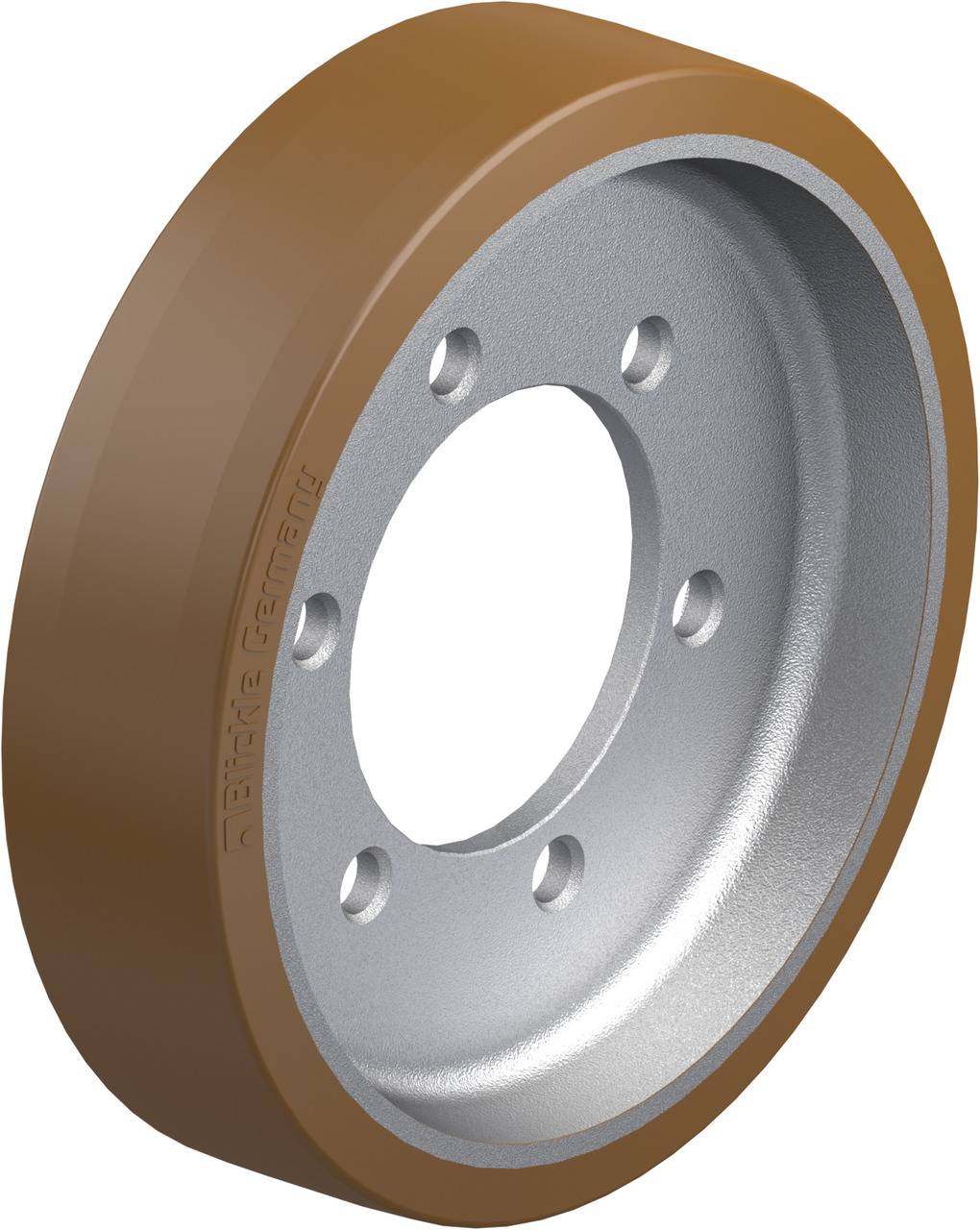 Blickle 754337 GBA 404/6 Koło kołnierzowe Średnica koła: 400 mm Maksymalne obciążenie: 3400 kg 1 szt. - obrazek 1